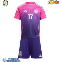 Germany Florian Wirtz #17 Replica Away Minikit Euro 2024 Short Sleeve (+ pants)